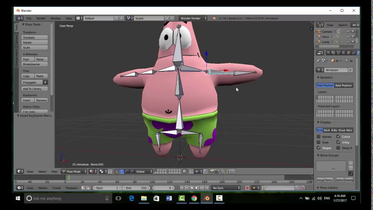 animasi bergerak 3d